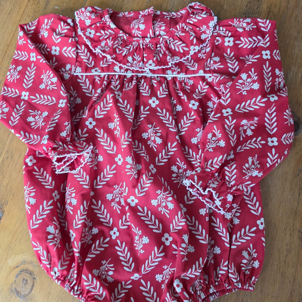 The Beaufort Bonnet Co Long Sleeve Floral Romper